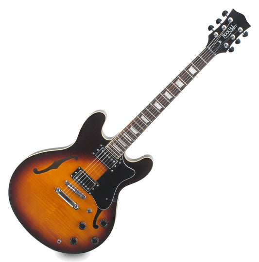 Rocktile Hollowbody Gitarre halbakustische Vintage Rockabilly B-Stock - eBay