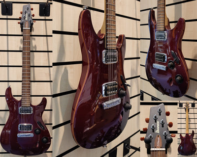 Ibanez IBANEZ S-Classic SC420 Black Cherry-Made in Japan Year 2000 - Sofort Lieferbar! B-Stock - Offerta BSTOCK