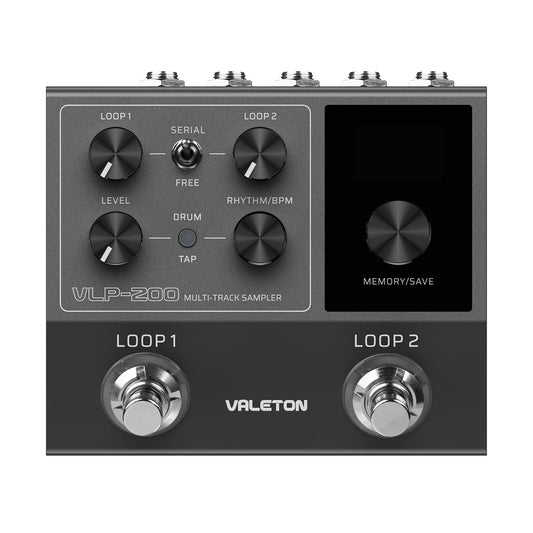 Valeton Dual Track Stereo Looper für Gitarre Multi Bässe Multi DE B-Stock - Offerta BSTOCK