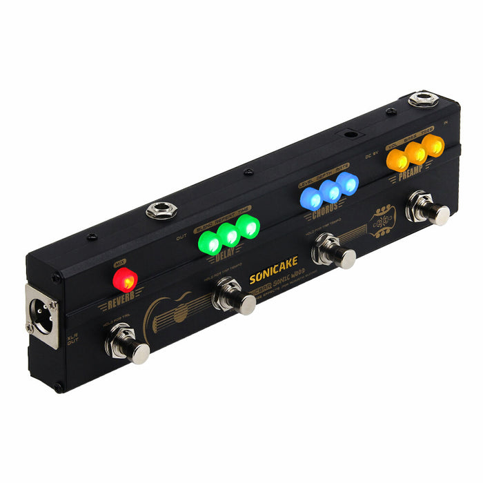 SONICAKE Multi Akustikgitarre DI Box Multi Effektpedal
