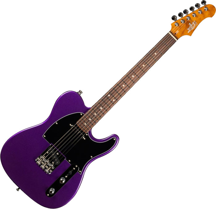 Jet Guitars JT-300 PLM R Satin Purple Ahorn Pappel Palisander SSS