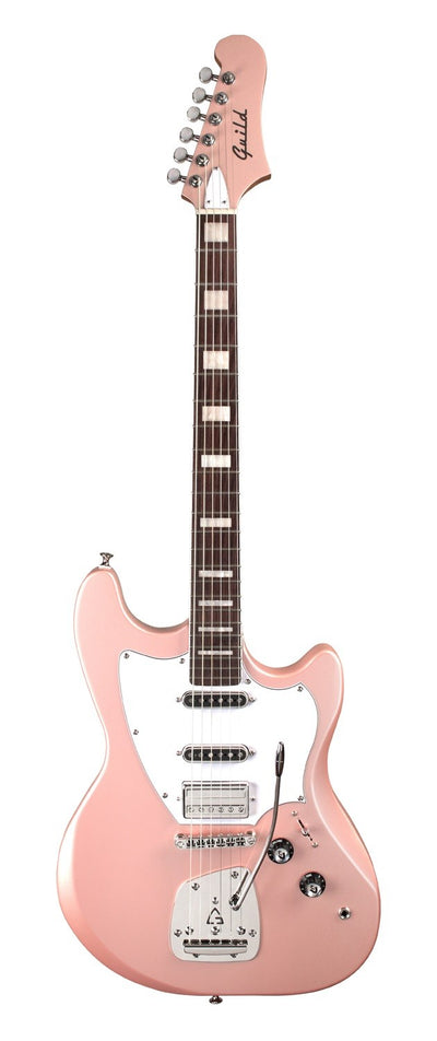 GUILD Surfliner Deluxe Rose Quartz Metallic E-Guitare