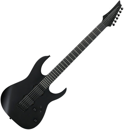 Ibanez RGRTBB21-BKF Black Flat Iron Label Bariton ST-Stil Metal