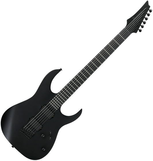 Ibanez RGRTBB21-BKF Black Flat Iron Label Bariton ST-Stil Metal B-Stock - Offerta BSTOCK