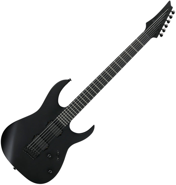 Ibanez RGRTBB21-BKF Black Flat Iron Label Bariton ST-Stil Metal