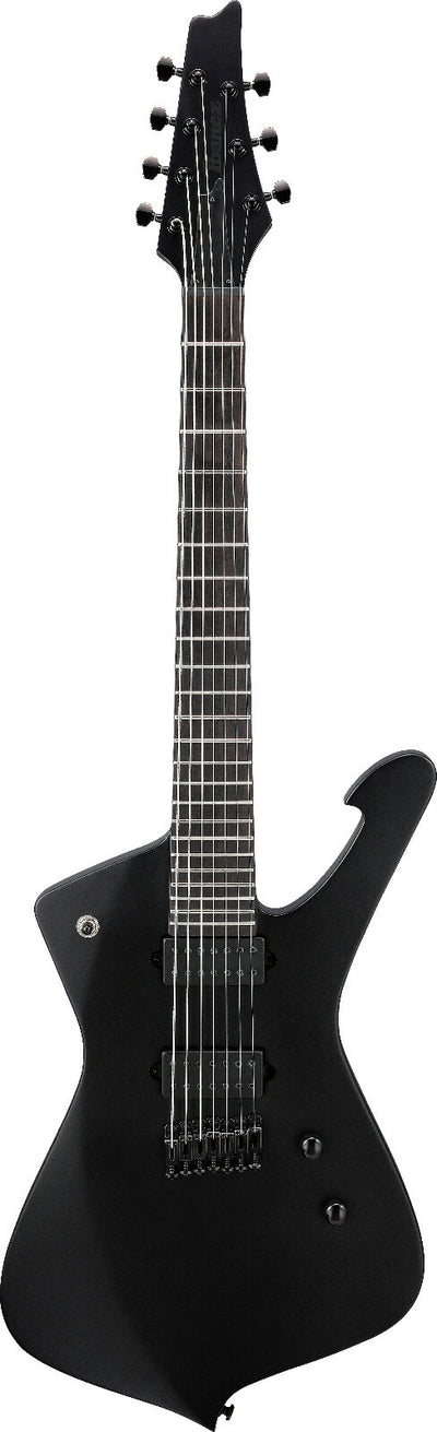 Ibanez IBANEZ Iron Label Iceman 7 String - Black Flat + Bag B-Stock - Offerta BSTOCK