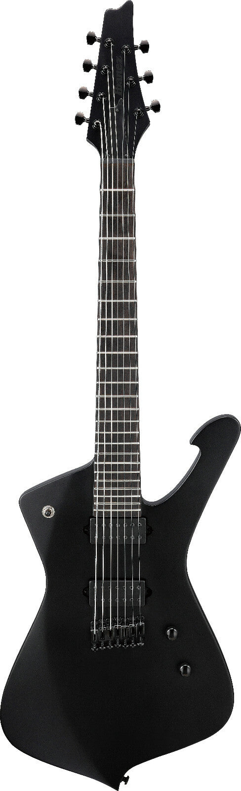 IBANEZ Iron Label Iceman 7 String - Black Flat + Bag B-Stock - Offerta BSTOCK