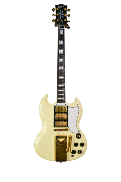Gibson GIBSON 60e Anniversaire 1961 SG Les Paul Custom VOS - Blanc Classique B-Stock - Offerta BSTOCK
