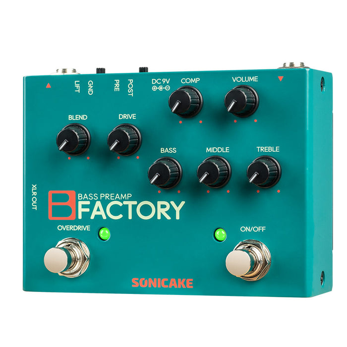 SONICAKE B Factory Analog Vor Comp Overdriv Pedal DE