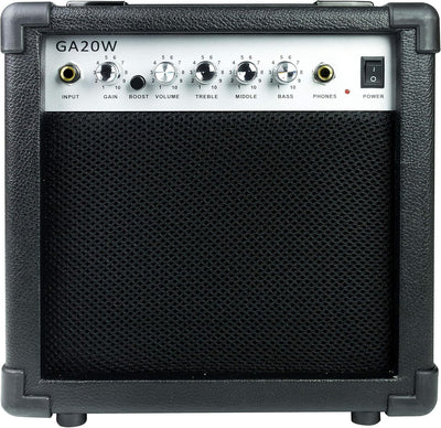 RockJam GA-20W 20 Watt Gitarren mit Kopfhörerausgang und n