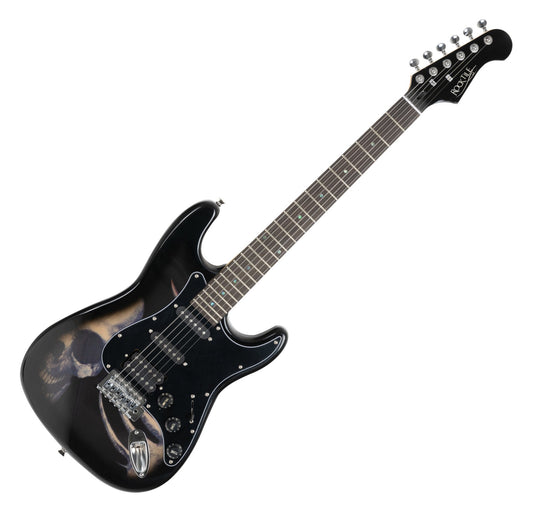 ST Elektrisch Tremolo Skull Totenkopf Motiv B-Stock - Offerta BSTOCK