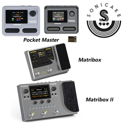 SONICAKE 3 Styles Gehäuse Expression Gitarren Multi e Pedal DE