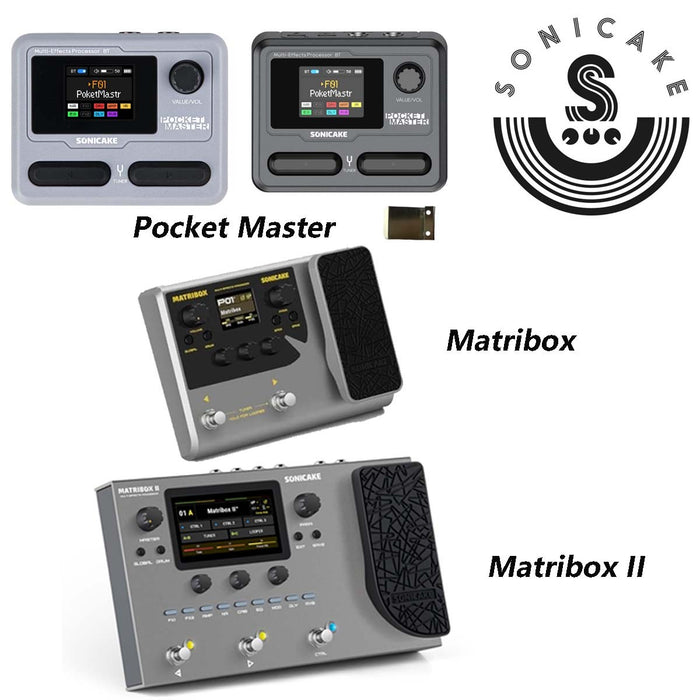 SONICAKE 3 Styles Gehäuse Expression Gitarren Multi e Pedal DE