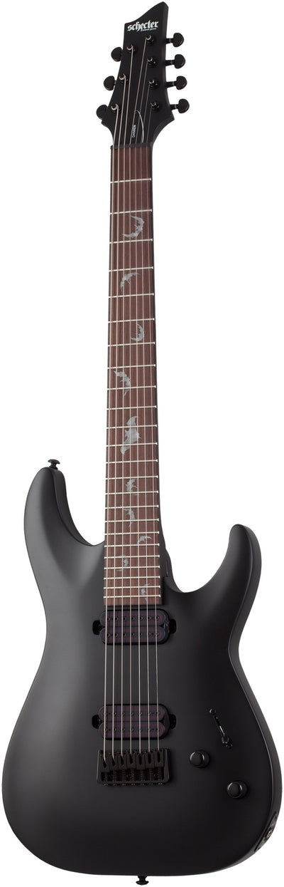 Schecter SCHECTER Damien 7 SBK satin black B-Stock - Offerta BSTOCK