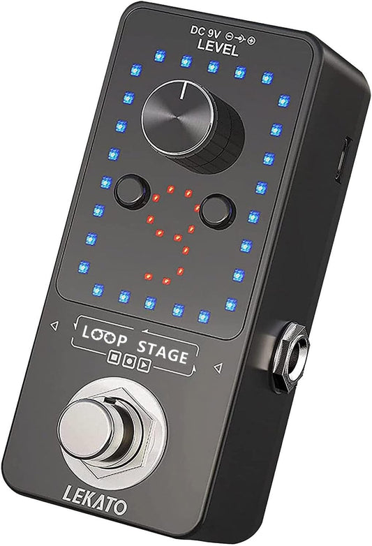 LEKATO Looper Effektpedal mit 9 Fußschaltern 40 Min Aufnahmezeit B-Stock - Offerta BSTOCK