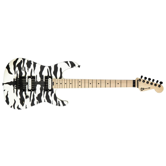 Charvel Satchel Signature Pro-Mod DK22 HH FR M MN - Satin White Bengal - b-stock B-Stock - Offerta BSTOCK