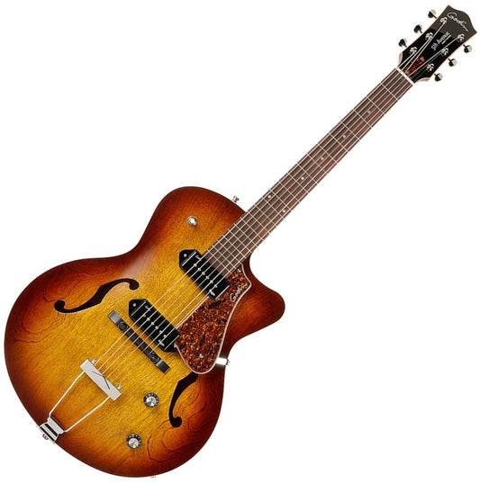 Godin 5th Avenue CW Kingpin II Hollowbody Cognac Burst Cutaway B-Stock - Offerta BSTOCK