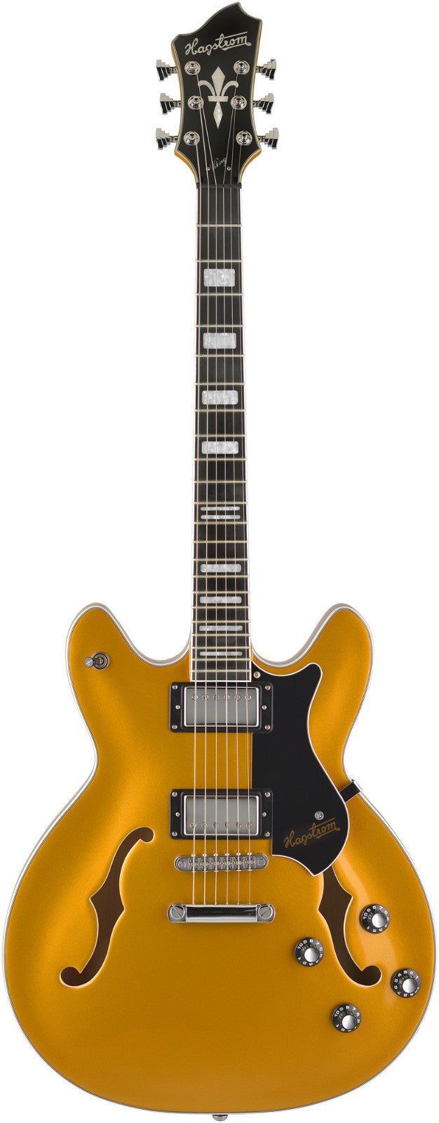 HAGSTROM Viking, Justin York, Taylor York, Gold Metallic,