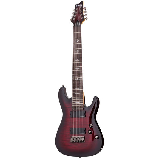 Schecter Schecter Demon-8 Crimson Red Burst B-Stock - Music Store DE