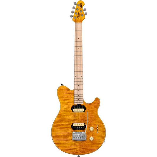 Sterling by Music Man Sterling by Music Man AX3FM Axis Flame Maple Trans Gold B-Stock - Music Store DE