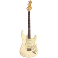 Vintage Icon V6MRTBG Blugocaster Distressed Vintage White