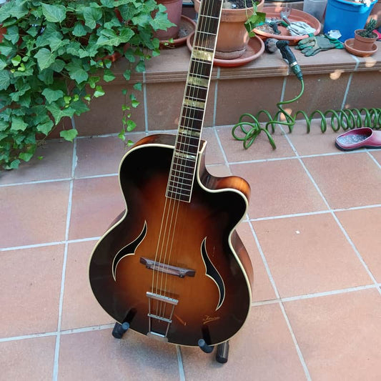 Isana Isana Archtop Cateye Sunburst - Reverb