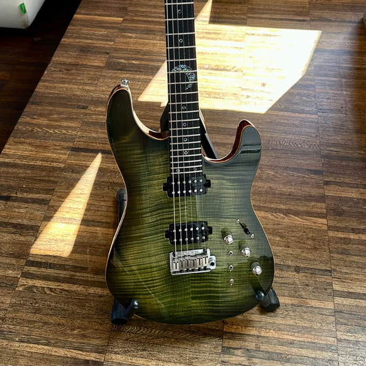 Gilmour Gilmour Sark Blue Moon Flame Maple - Reverb